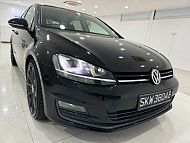 Volkswagen Golf A7 1.4 TSI HID Sunroof 2015 Push Start Black